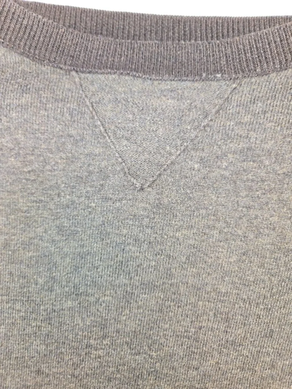 Banana Republic Black/Grey Men's Cotton and Cashmere Pullover Size Large